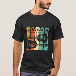 Papaw Guitar Pick Guitar Player Grandpa Retro Guit T-Shirt