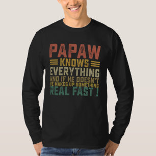 Papaw Knows Everything If He Doesn t Know He Makes T-Shirt