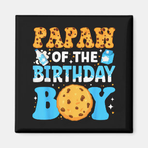 Papaw Of The Birthday Boy Milk And Cookies 1st Bir Magnet