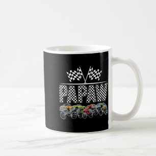 Papaw Retro Monster Truck Family Birthday Matching Coffee Mug