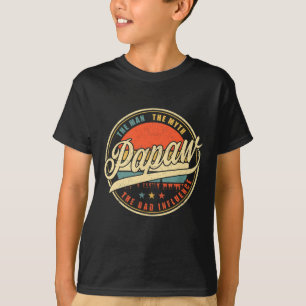 Papaw Retro Vintage Funny Papaw Father's Day Gift T-Shirt