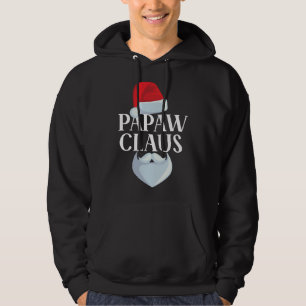 Papaw Santa Claus Christmas Matching Family Pajama Hoodie