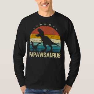 Papaw Saurus Rex Dinosaur Father's Day For Dad T-Shirt