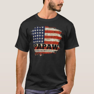 Papaw The Man The Myth The Legend Father's Day Us  T-Shirt