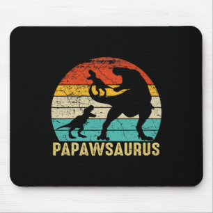 Papawsaurus Rex Papaw Dinosaur 2 Kids Fathers Day  Mouse Mat