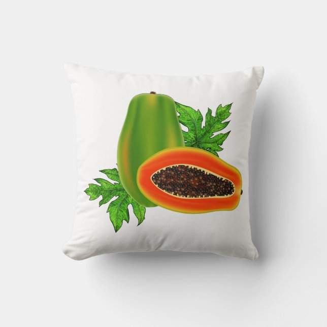 Papaya Decorative Pillow (Front)