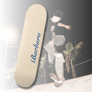 Papaya Elegant Name Classic Trendy Skateboard