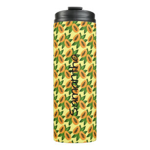 Papaya Fruit Thermal Tumbler