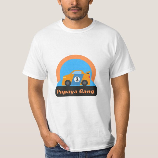 Papaya Gang T-shirt - Mclaren T-shirt (Front)