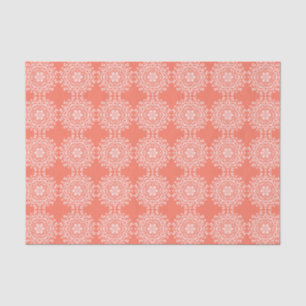 Papaya Mandala Tissue Paper