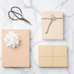 Papaya Nectar Glow Peach Shades 3 Tones Wrapping Paper Sheet<br><div class="desc">Add a touch of elegance to your gifts with our Papaya Nectar Glow Peach Shades Wrapping Paper Sheets. Featuring three beautiful tones: Soft Nectar Peach,  Papaya Cream Peach,  and Moccasin Glow Peach. Perfect for any occasion.</div>