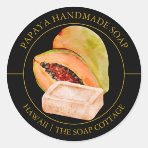 Papaya Soap label