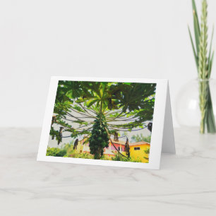 Papaya Tree Thank You Card