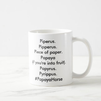 #PapayaHorse Coffee Mug
