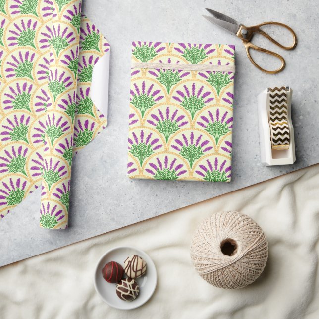 Papel De Presente Lavender Wrapping Paper (Crafts)