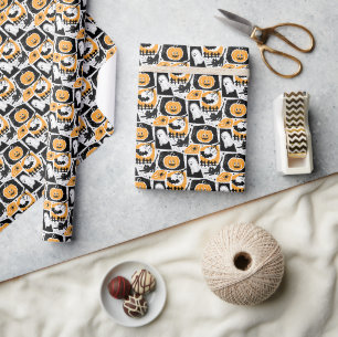 Papel De Regalo Beware of the cat! Wrapping Paper