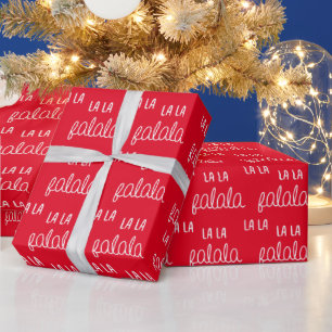 Papel De Regalo Christmas red modern Wrapping Pape Paper