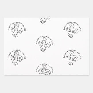 Papel de regalo Golden Friendship Wrapping Paper Sheet