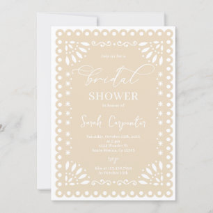 Papel Picado Bridal Shower Invitation