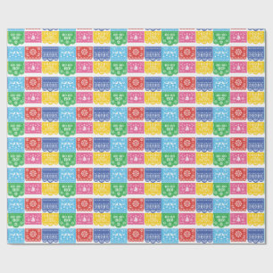 Papel Picado Christmas Wrapping Paper