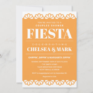 Papel Picado Couples Shower Invitation