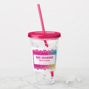 Papel Picado Fun Fiesta Acrylic Tumbler