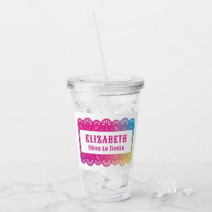 Papel Picado Fun Fiesta Acrylic Tumbler