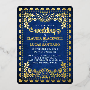 Papel Picado Navy Wedding