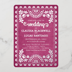 Papel Picado Pink Wedding