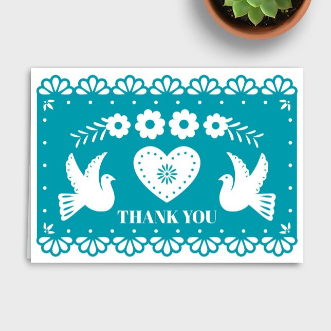 Papel Picado Thank You Card (Creator Uploaded)