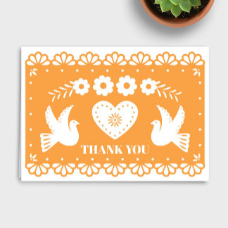 Papel Picado Thank You Card