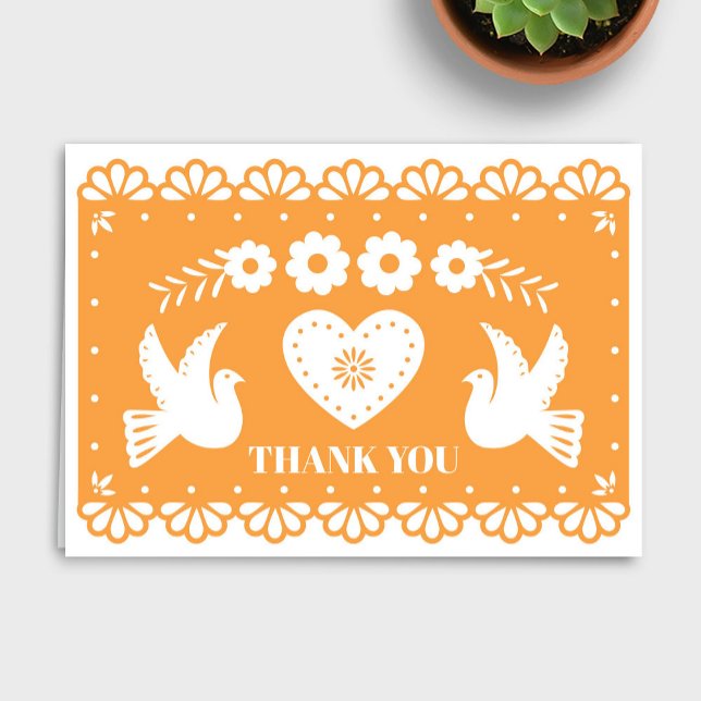 Papel Picado Thank You Card (Creator Uploaded)