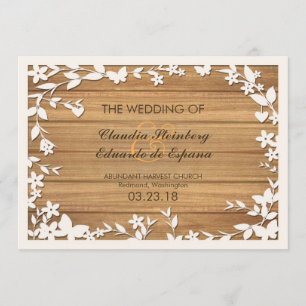 Papel Picado Wedding Invitation - Lovely Doves