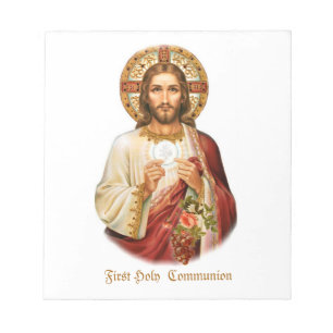 Papelaria Jesus First Holy  Communion Notepad