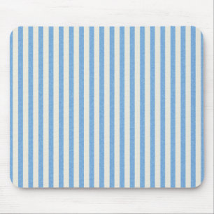 paper152 LIGHT BLUE WHITE PAPER STRIPES PATTERN BA Mouse Mat