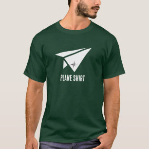 Paper Aeroplane & Compass, Simple, Minimalist T-Shirt