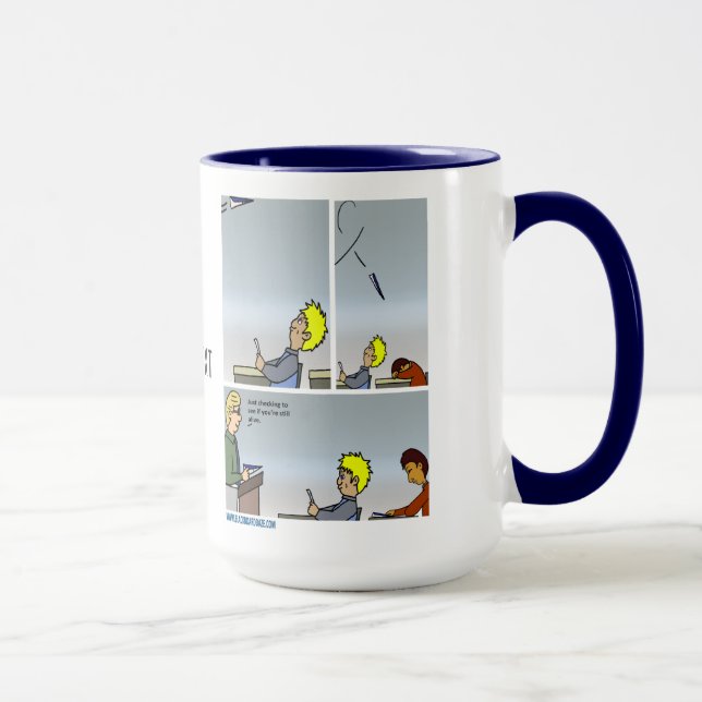 Paper Aeroplane Design Large Mug (Right)