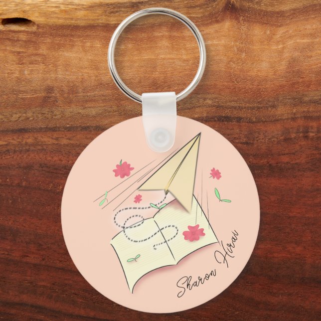 Paper Aeroplane Keychain | Fly Away (Back)