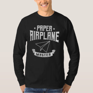 Paper Aeroplane Master Paper Plane Flying T-Shirt