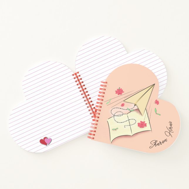 Paper Aeroplane Spiral Notebook (Inside)