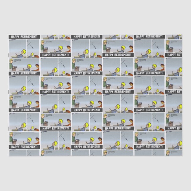 Paper Aeroplane Tissue Paper (Front)