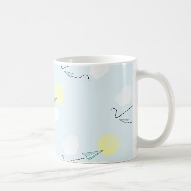 paper aeroplanes coffee mug (Right)