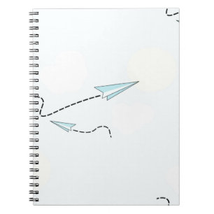 paper aeroplanes notebook