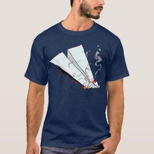 Paper Airplane Flying Paper Plane Master Origami  T-Shirt