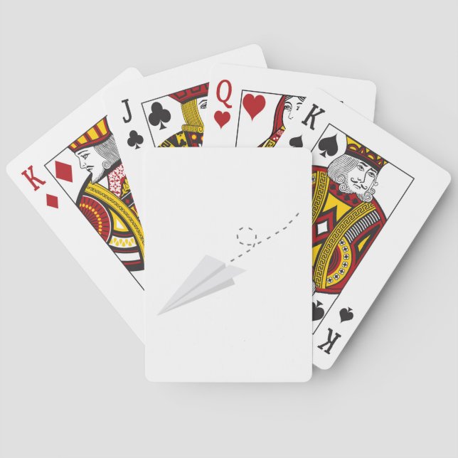 Paper Airplane Playing Cards (Back)