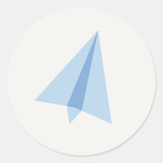 Paper airplane stickers