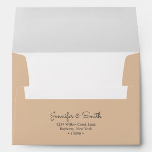 Paper Bag A7 Envelope minimalist &  inviting tone