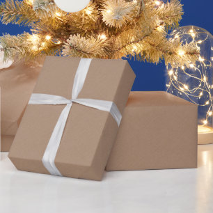 Paper-bag brown Linen Texture Wrapping Paper