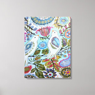 Paper Birds I Canvas Print