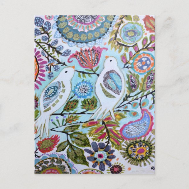 Paper Birds I Postcard (Front)